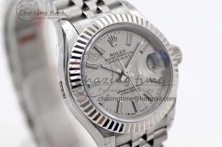 MiroTime 0103 Lady DateJust 28 SS TWF 1:1 Best Edition 904L Steel Silver Dial on President Bracelet NH Stylish 2178
